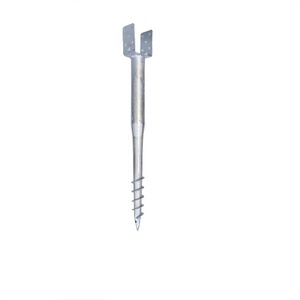 Por inmersión en caliente de <span class=keywords><strong>tierra</strong></span> de acero galvanizado tornillo ancla auger - Product Image 4