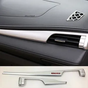 Stiker Styling Aksesoris Mobil, Interior Depan Kanan Kiri Udara Pintar AC Outlet Ventilasi Penutup Trim untuk Toyota VIOS/YARIS