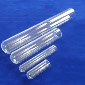 Tubes en silice transparent, types de tubes tests en chine, fabrication chinoise, pièces