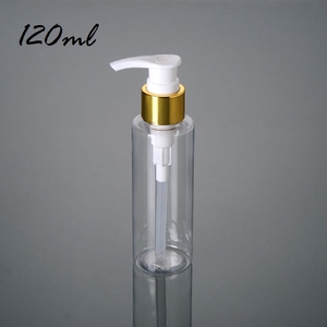 Commerce assurance bouchon doré 100 ML 120 ML 150 ML 200 ML 250 ML clair Savon Shampooing bouteille en plastique cosmétique - Product Image 3