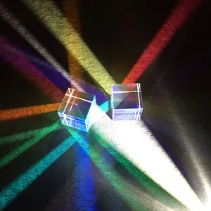 Clear Optical Glass 18ミリメートルCube Prism Cross Dichroic XキューブPrisms