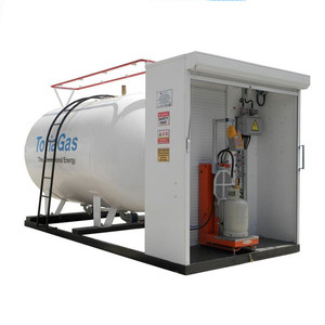 Bon marché, 20m3/10 tonnes, bouteille de gaz de cuisson GPL, montée sur skid, pour le marché nigérian - Product Image 1