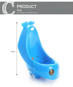 baño delfín lindo portátil niño entrenamiento olla montado en la pared de los urinarios formación niño niños baño chico Baño WC - Product Image 5