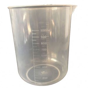 Gelsonlab HSCW-004 Bécher En Plastique 1000ml <span class=keywords><strong>Empilable</strong></span> avec <span class=keywords><strong>Bec</strong></span> Verseur, Graduation Moulée - Product Image 1