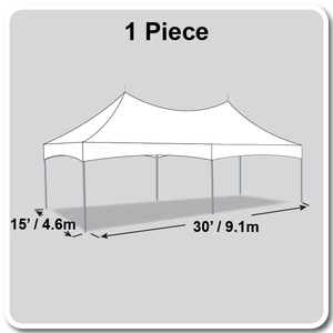 Celina tienda 15x30 banquete de boda plegable al aire libre carpa para eventos en venta 15 ft x 30 (4,5 ft m x 9 m) - Product Image 3