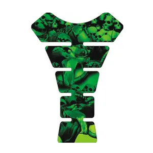 Wholesale Custom Logo Green Motorbike Tank Pad Sticker Protector Oil Pad