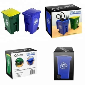 ويمكن إعادة تدوير الرصيف مصغرة القمامة حركة بهلوانية بالدراجة بن حامل قلم الكأس - Product Image 1