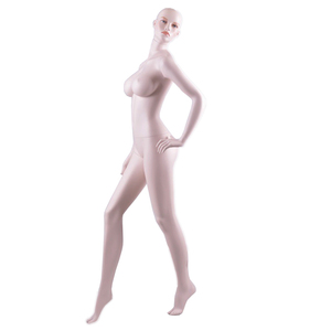 Tête de maquillage en fibre de verre, sexy, mannequin féminin de maquillage, gros seins, affichage, en plastique - Product Image 1
