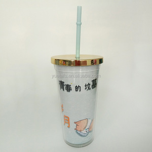 Gran encanto artificial <span class=keywords><strong>agradecido</strong></span> personal personalizado taza de café de plástico 16 oz vaso jarra gabinete para niños y adulto - Product Image 4