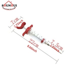 Siringa per iniettore in plastica marinata con ago per carne avvitabile per griglia per barbecue siringa per iniettore alimentare da 30ml - Product Image 3