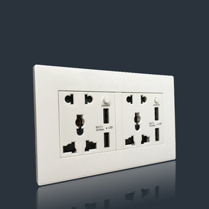 Diseño <span class=keywords><strong>de</strong></span> lujo <span class=keywords><strong>2</strong></span> y 3 pin enchufe universal con 4 puertos usb para uso en el hogar - Product Image 2