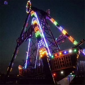 Popular parque de atracciones máquina de juegos de la familia paseos swing Barco Pirata barco vikingo para venta - Product Image 6