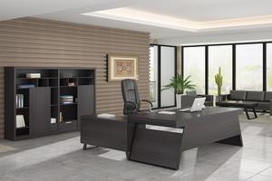 Ensemble de bureau de direction moderne en mélamine, table de direction, prix - Product Image 6