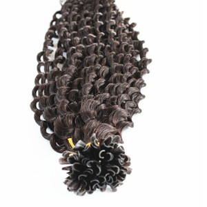 Extensiones por puntos de <span class=keywords><strong>Keratina</strong></span> 100 Puntos de Cabello rizado al por mayor - Product Image 1