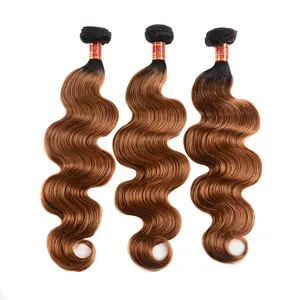 100% Non Transformés Doux Et Lisse Corps Vague Argent Vierge Remy Extensions De Cheveux Humains