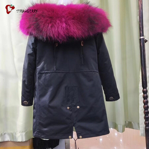 La ropa de las mujeres proveedor Trench <span class=keywords><strong>abrigo</strong></span> de piel de visón Parka mujer para invierno - Product Image 2
