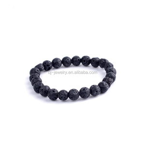Hommes Perles Bracelet <span class=keywords><strong>Chakra</strong></span> Pierre De Lave Pierre Perles Bracelet Bijoux - Product Image 3