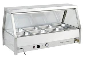 Equipo de restauración Acero inoxidable Bain Marie comida caliente carro - Product Image 3