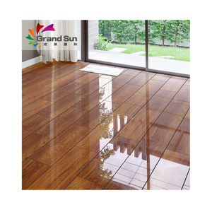 Plancher stratifié HDF 8mm 10mm 12mm, surface piano haute brillance, excellent rapport qualité-prix, aspect bois, Pisos Laminados, Piso Flotante - Product Image 1