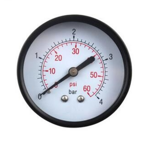 เกจวัดแรงดันทั่วไป 63 มม. 4 บาร์ / มาโนมิเตอร์ ราคาขายส่งจากโรงงาน - Product Image 1