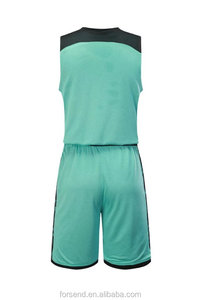 Top quality cheap Sublimation custom new Design Green basketball Jersey - Product Image 2