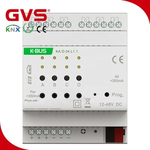 Actuador de atenuación KNX GVS k-bus, fabricante de China, sistema de Control de Casa/Construcción Inteligente KNX, atenuador Universal, dispositivo de hogar inteligente - Product Image 1