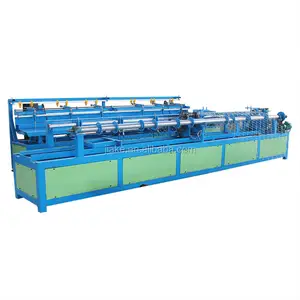 China best supplier fully automatic single wire chain link fence making machine