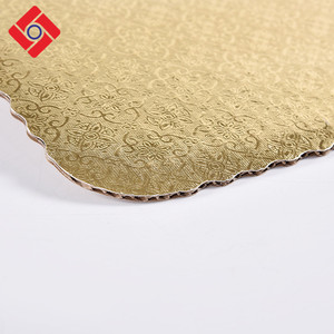 Desechables grandes <span class=keywords><strong>de</strong></span> doble pared <span class=keywords><strong>de</strong></span> la caja <span class=keywords><strong>de</strong></span> cartón <span class=keywords><strong>pastel</strong></span> Base cuadrado <span class=keywords><strong>pastel</strong></span> placa - Product Image 4