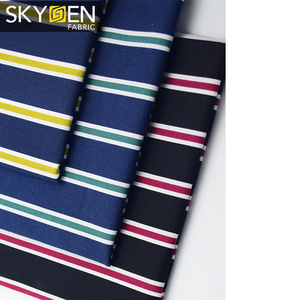 Skygen haute mode armure <span class=keywords><strong>toile</strong></span> souple rayé gros 40 s italien <span class=keywords><strong>lycra</strong></span> imprimer tissu - Product Image 6
