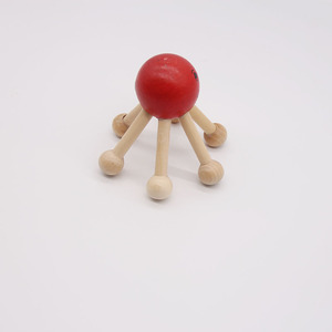 Süßes Mini-Holzkopf massage gerät mit einer Kugel - Product Image 2