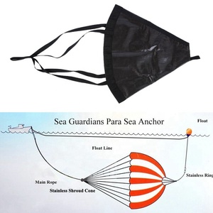 Chaussette de dérive, ancre de mer, avec ligne de remorquage pour Kayak, 32 pouces, 2 pièces - Product Image 2