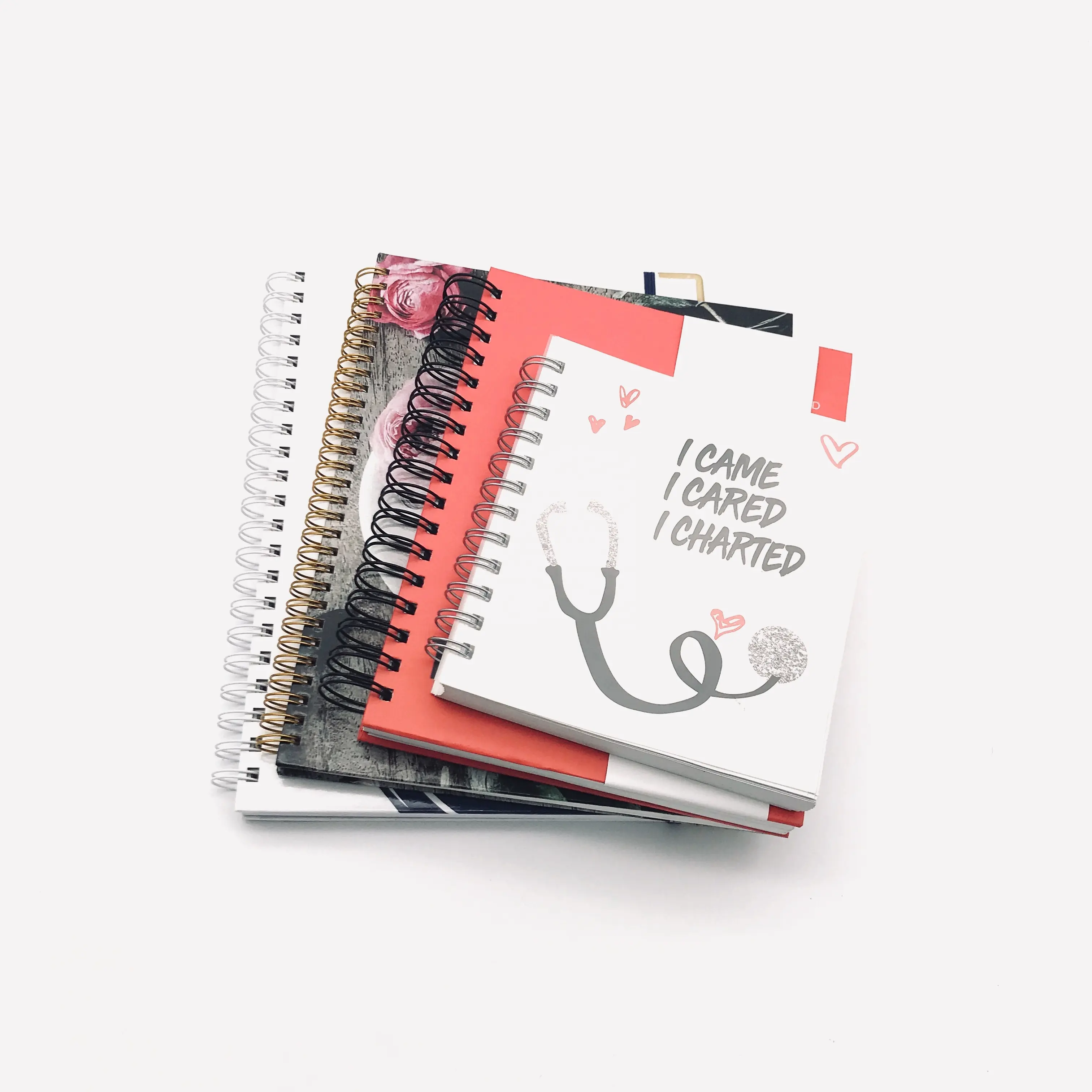 Metall Spiral Notebook Custom Design Print Notebook mit vollem Druck