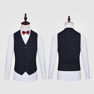 <span class=keywords><strong>Traje</strong></span> informal o de negocios para <span class=keywords><strong>hombre</strong></span>, de tres piezas <span class=keywords><strong>traje</strong></span> a rayas de alta calidad, ajustado - Product Image 3