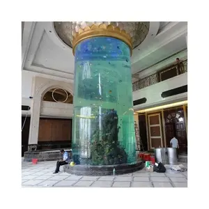 Aquarium en acrylique, Betta, feuille personnalisée en résine vierge, accessoires d'aquarium haute qualité, bon marché, vente en gros - Product Image 1