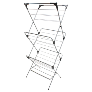 Wireking 3-niveles 15 M plegable hogar de acero de hierro poating de bastidor de secar la ropa - Product Image 2