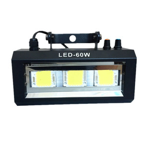 60W <strong>Sound</strong> <strong>Activated</strong> Flash Speed Control White Party <strong>LED</strong> Strobe <strong>Light</strong> - Product Image 1