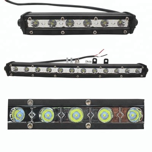 Barra Luminosa LED Super Luminosa e Sottile da 8,8 Pollici, 18W, Ambra, per Fuoristrada, Barra Luminosa LED Spot Gialla - Product Image 3