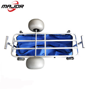 12 Inch Balloon Tire Alloy <strong>Fishing</strong> Beach Trolley Kayak Cart Sand <strong>Wheelbarrow</strong> - Product Image 4