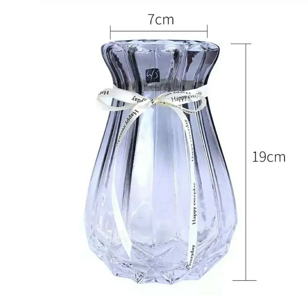 Farbe Glasflasche Jar Vase Home Hochzeits dekor NEU