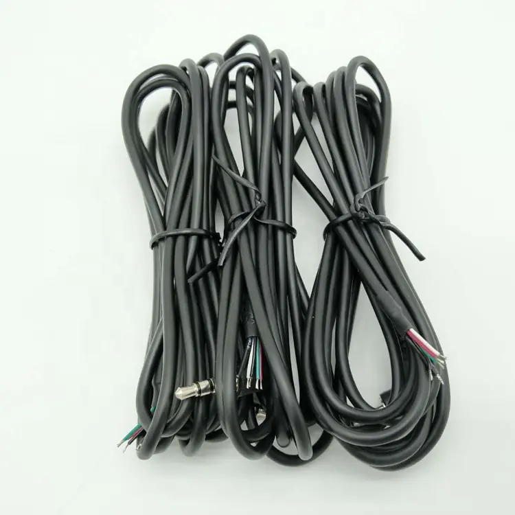 Custom car cable GPS antenna 90 Degree 3.5mm audio Video cable assembly