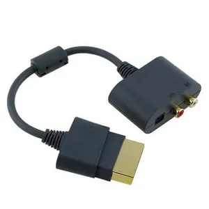 Dhl Fedex Gratis Verzending Audio Adapter Kabel Converter Voor Xbox 360 Av Optische Rca Audio Kabel Koord Voor Xbox 360 Slanke Grijze Kleur