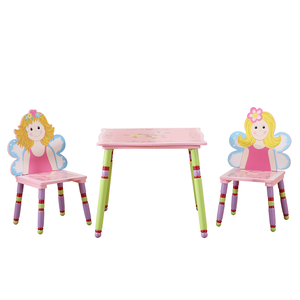 Table <span class=keywords><strong>d</strong></span>'école en bois pour enfants, chaise, meubles féerique - Product Image 4