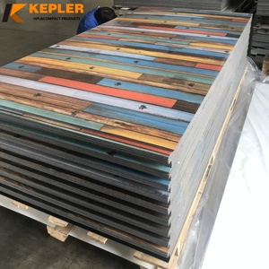 <span class=keywords><strong>Material</strong></span> Decorativo Impermeable e Ignífugo, Laminado Compacto de 6mm 8mm, Panel de Revestimiento de Pared <span class=keywords><strong>HPL</strong></span>, Resina Fenólica, Tabique para Baño - Product Image 5
