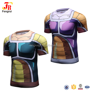 Marvel anime japonés <span class=keywords><strong>Dragon</strong></span> <span class=keywords><strong>Ball</strong></span> Z <span class=keywords><strong>Super</strong></span> Saiyan cute Kid Goku 3D DBZ camisetas Compression fitness camisetas - Product Image 1