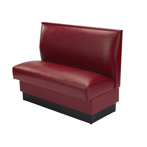 Sofá de cuero muebles de <span class=keywords><strong>restaurante</strong></span> solo booth asientos para venta - Product Image 5