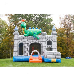 Castillo Inflable Comercial con Tobogán para <span class=keywords><strong>Parque</strong></span> Temático <span class=keywords><strong>de</strong></span> <span class=keywords><strong>Dinosaurios</strong></span>, Castillo Inflable Interior para Saltar, 6x5x5m, Capacidad para 500 Niños - Product Image 2