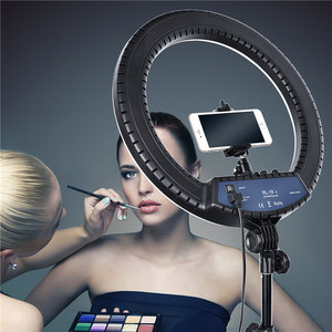 Nouvelle arrivée LED lampe de lumière d'anneau de 18 pouces 5500k 50w gradation luminosité photographie <span class=keywords><strong>ringlight</strong></span> RL-18ii - Product Image 1