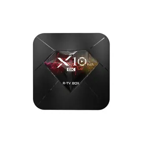 Bán Nóng Kênh Toàn Cầu Và Điều Khiển Từ Xa Linux Android X10 PLUS Set Top Box