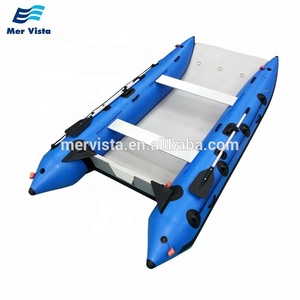 Ad alta Velocità di Gomma Hypalon A Remi Piccolo Catamarano Pieghevole Catamarano Barca - Product Image 5