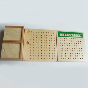 Juguete educativo Capacidad de observación Tablero de multiplicación y división Montessori Juego de rompecabezas para niños Venta caliente Material didáctico - Product Image 3